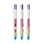 Plastic balpen met kleurverloop en inkt in 4 kleuren Gradient BIC® kleur meerkleurig