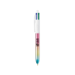 Plastic balpen met kleurverloop en inkt in 4 kleuren Gradient BIC® met afdrukgebied