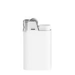 Aansteker met 360º-bedrukking en verstelbare vlam BIC® DJEEP® D1 kleur wit