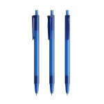 Plastic balpen met klikmechanisme en blauwe inkt Clic Stic BIC® kleur doorzichtig blauw