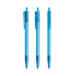 Plastic balpen met klikmechanisme en blauwe inkt Clic Stic BIC® kleur doorzichtig lichtblauw