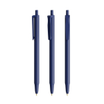 Plastic balpen met klikmechanisme en blauwe inkt Clic Stic BIC® kleur marineblauw