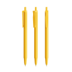 Plastic pen met klikmechanisme en zwarte inkt Clic Stic BIC® kleur geel