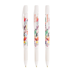 Plastic balpen met intrekbare drukknop en zwarte inkt BIC®