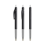Intrekbare, ergonomische kunststof pen met blauwe inkt BIC®