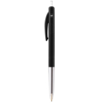 Intrekbare, ergonomische kunststof pen met blauwe inkt BIC®