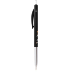 Intrekbare, ergonomische kunststof pen met blauwe inkt BIC®
