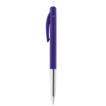 Intrekbare, ergonomische kunststof pen met blauwe inkt BIC®