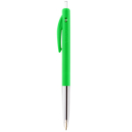 Intrekbare, ergonomische kunststof pen met blauwe inkt BIC®