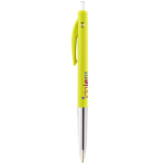 Intrekbare, ergonomische kunststof pen met blauwe inkt BIC®