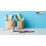 Plastic pen met klassieke dop en zwarte inkt Style BIC®
