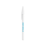 Plastic pen met klassieke dop en zwarte inkt Style BIC® met afdrukgebied