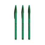 Plastic pen met klassieke dop en blauwe inkt Style BIC®