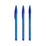 Plastic pen met klassieke dop en blauwe inkt Style BIC®