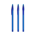 Plastic pen met klassieke dop en blauwe inkt Style BIC®