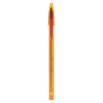 Plastic pen met klassieke dop en blauwe inkt Style BIC®