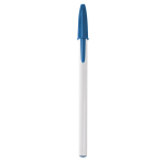 Plastic pen met klassieke dop en blauwe inkt Style BIC®