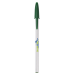 Plastic pen met klassieke dop en blauwe inkt Style BIC®