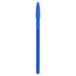 Plastic pen met klassieke dop en blauwe inkt Style BIC®