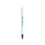 Plastic pen met stylus en blauwe inkt Clic Stic BIC® met afdrukgebied