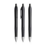 Intrekbare plastic pen met blauwe inkt Intensity® Gel Clic BIC® kleur zwart