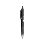 Intrekbare plastic pen met blauwe inkt Intensity® Gel Clic BIC® met afdrukgebied