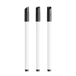 Uitwisbare kunststof marker, uit EU, met fijne zwarte BIC®-inkt kleur zwart