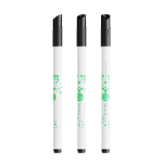 Uitwisbare kunststof marker, uit EU, met fijne zwarte BIC®-inkt kleur zwart