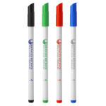 Uitwisbare kunststof marker, uit EU, met fijne zwarte BIC®-inkt achteraanzicht