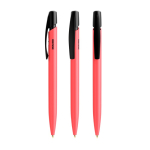 BIC®-balpen met 100% biologisch afbreekbare body en blauwe inkt kleur rood