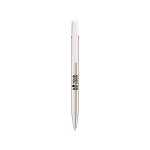 Plastic BIC® pen in felle kleuren met zwarte inkt met afdrukgebied
