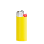 Compacte kunststof aansteker met kinderbeveiliging BIC® J25 kleur geel