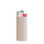 Compacte kunststof aansteker met kinderbeveiliging BIC® J25 kleur lichtgrijs