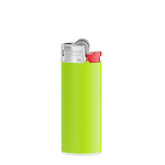 Compacte kunststof aansteker met kinderbeveiliging BIC® J25 kleur limoen groen