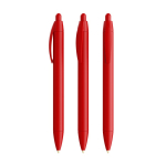 Plastic pen met brede behuizing en blauwe schrijfkleur Wide Body BIC® kleur rood