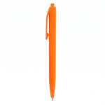 Plastic balpen met drukmechanisme en blauwe schrijfinkt BIC® kleur oranje