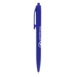 Plastic balpen met drukmechanisme en blauwe schrijfinkt BIC® kleur donkerblauw