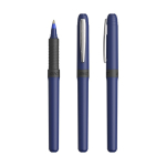Ergonomische plastic rollerpen met sneldrogende blauwe inkt BIC® kleur marineblauw