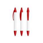 Plastic pen met 360°-bedrukking en blauwe inkt Wide Body Mini BIC® kleur rood