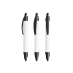 Plastic pen met 360º-opdruk en zwarte inkt Wide Body Mini BIC® kleur zwart