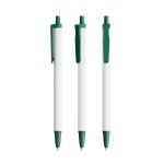 Gerecyclede plastic bpen met groot drukoppervlak en zwarte inkt BIC® kleur groen