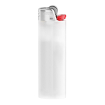 BIC® J26 kunststof aansteker met hoge veiligheid en duurzaamheid kleur doorzichtig wit