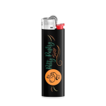 Plastic aansteker met slank ontwerp en stabiele vlam BIC® J23 kleur zwart