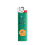Plastic aansteker met slank ontwerp en stabiele vlam BIC® J23 kleur groen