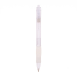 Plastic pen met translucente behuizing en blauwe inkt Click BIC® kleur wit
