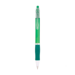 Plastic pen met translucente behuizing en blauwe inkt Click BIC® kleur groen