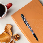 BIC® balpen van gerecyclede materialen met clip en blauwe inkt