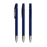 Navulbare plastic balpen met klikmechanisme en blauwe inkt BIC® kleur marineblauw