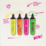 Fluorescerende markeerstift met inkt van natuurlijke oorsprong BIC®