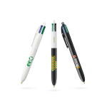Gerecyclede kunststof balpen, uit de EU, met 4-kleureninkt BIC®